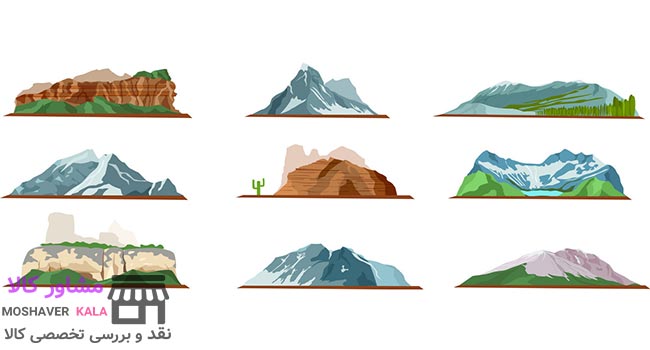 انواع کوه ها