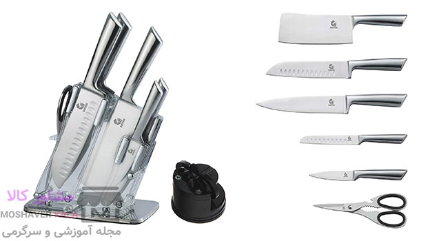 خرید آنلاین سرویس چاقو 9 پارچه جی فی نی (مدل M.R.G.PLUS)