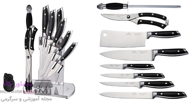 خرید سرویس چاقو آشپزخانه 10 پارچه وینر WINNER (مدل W.1.411)
